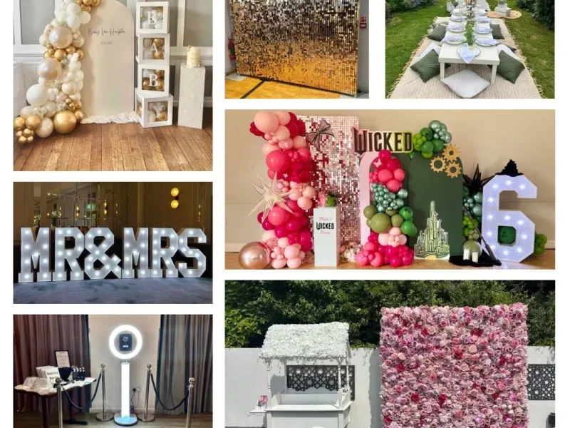 Touch of a Bow - Event Prop Hire Worthing — Balloons & Decorations in Worthing